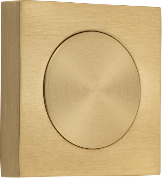 20296 - Blank Rose - Square - Brushed Brass