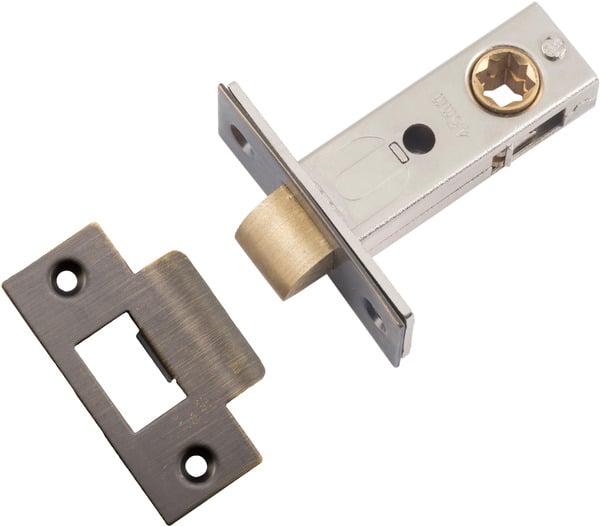 21483 - Hard Sprung Split Cam Tube Latch - 45mm Backset - Signature Brass