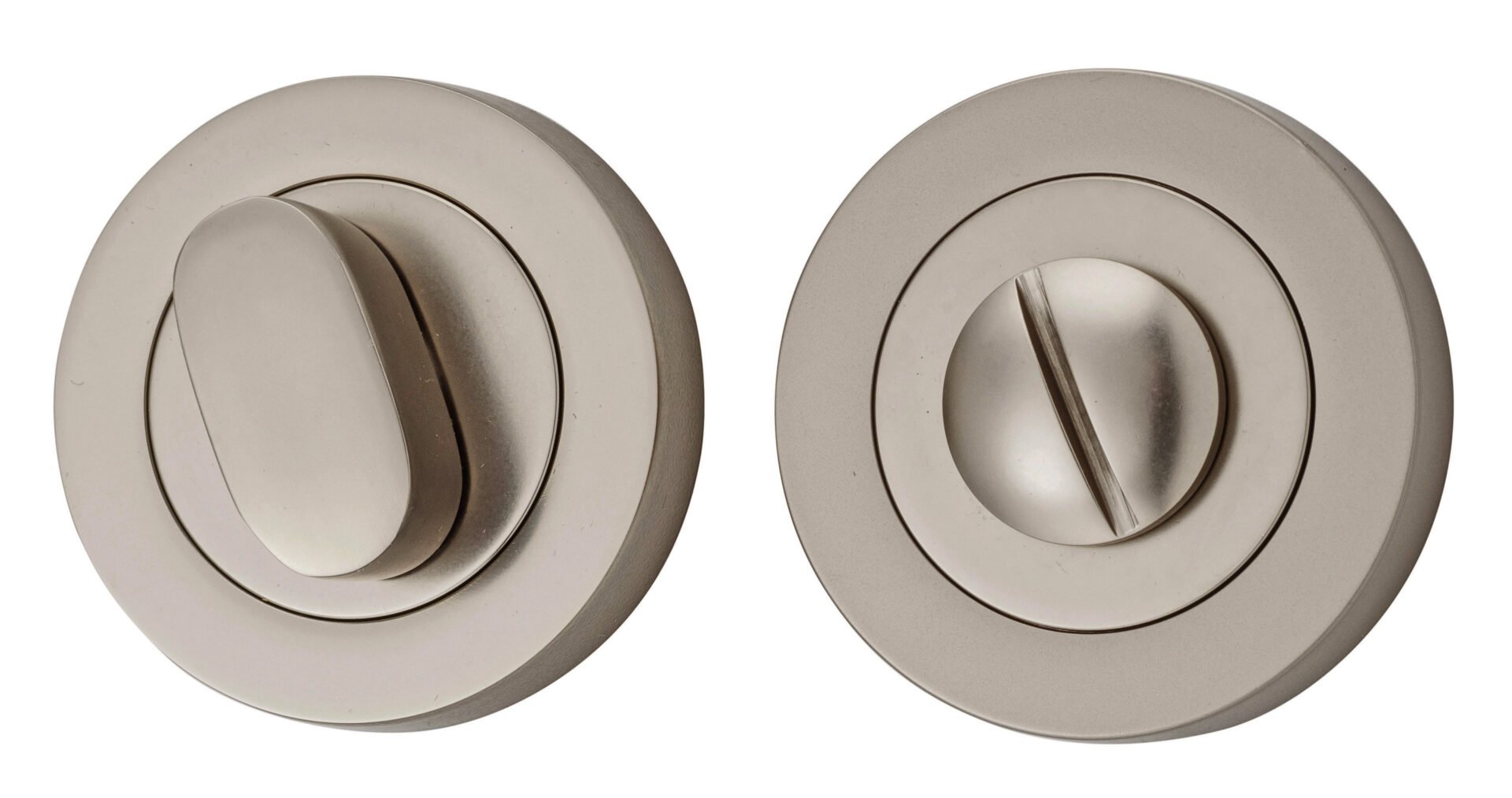 9319 - Privacy Turn - Round - Satin Nickel