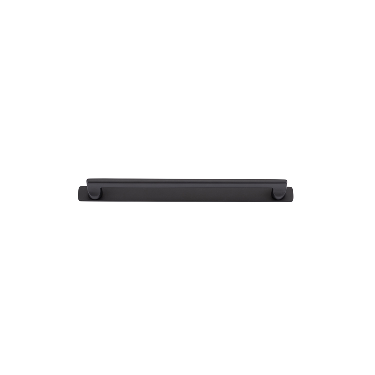 20903B - Baltimore Cabinet Pull with Backplate - CTC256mm - Matt Black