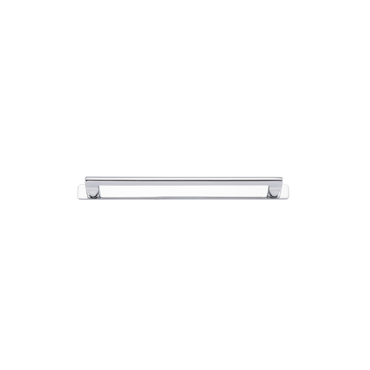 20904B - Baltimore Cabinet Pull with Backplate - CTC256mm - Polished Chrome