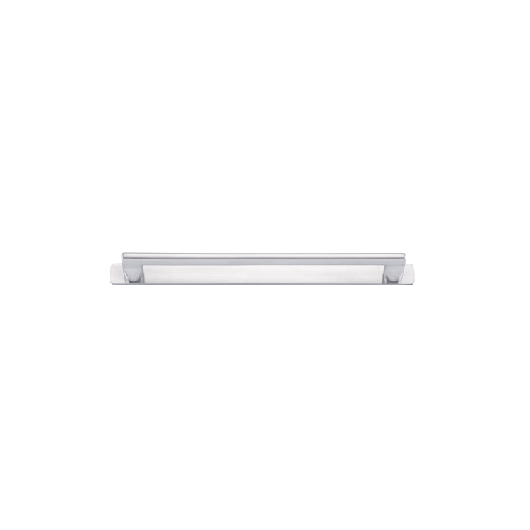 20905B - Baltimore Cabinet Pull with Backplate - CTC256mm - Brushed Chrome