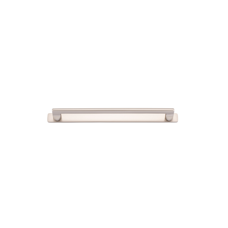 20909B - Baltimore Cabinet Pull with Backplate - CTC256mm - Satin Nickel