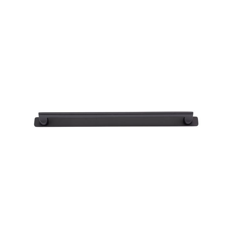 20913B - Baltimore Cabinet Pull with Backplate - CTC320mm - Matt Black