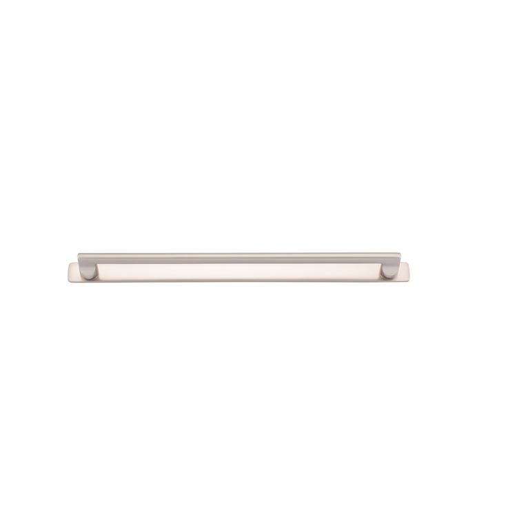 20919B - Baltimore Cabinet Pull with Backplate - CTC320mm - Satin Nickel