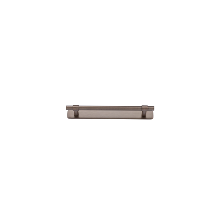 21011B - Helsinki Cabinet Pull with Backplate - CTC160mm - Signature Brass