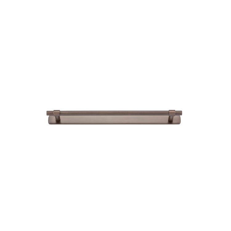 21021B - Helsinki Cabinet Pull with Backplate - CTC256mm - Signature Brass