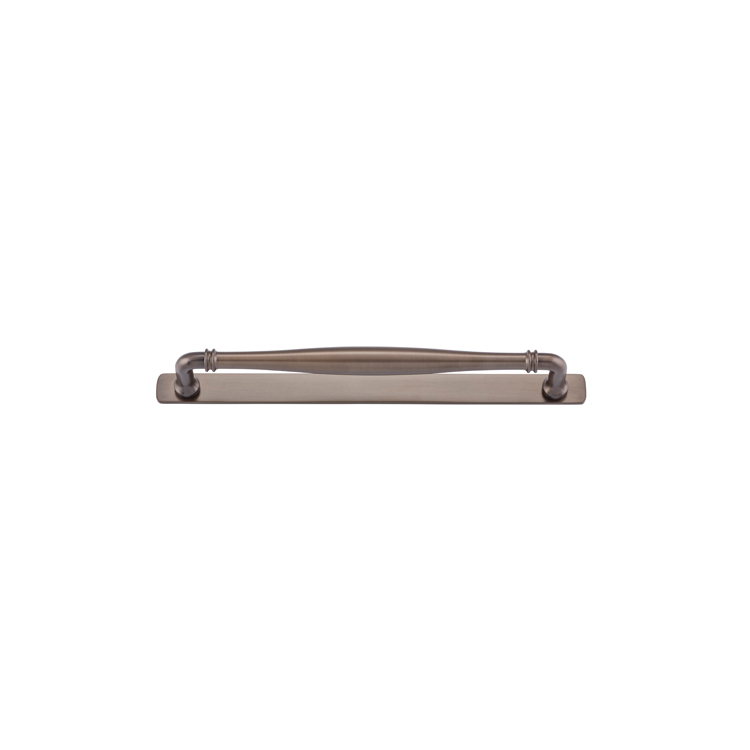 21081B - Sarlat Cabinet Pull with Backplate - CTC256mm - Signature Brass