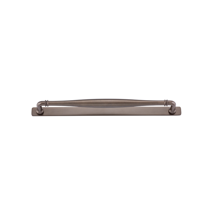 21091B - Sarlat Cabinet Pull with Backplate - CTC320mm - Signature Brass