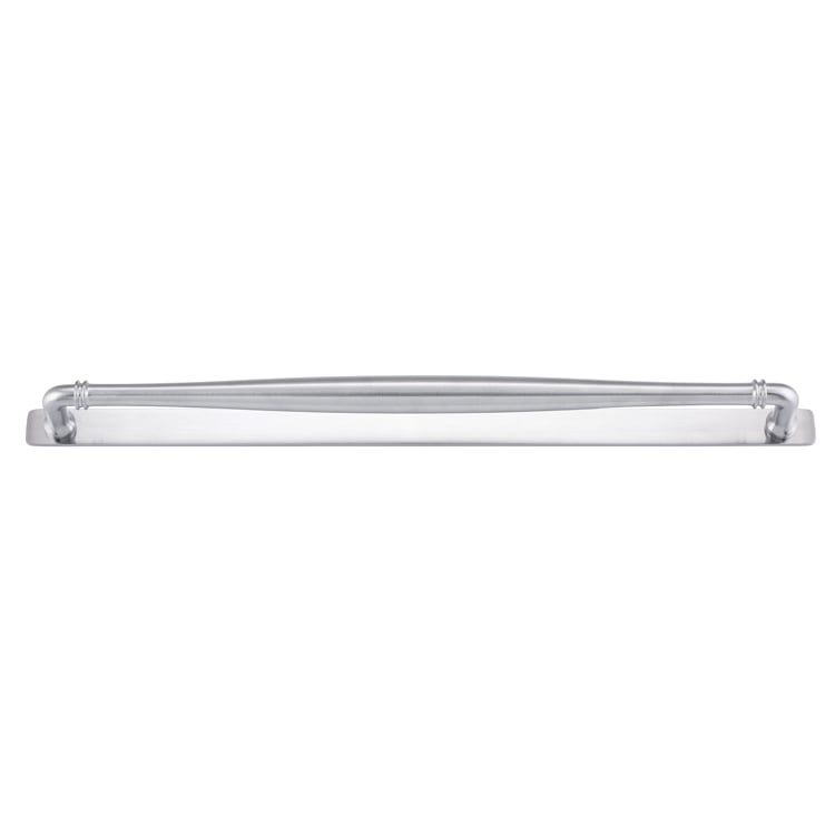 21105B - Sarlat Cabinet Pull with Backplate - CTC450mm - Brushed Chrome