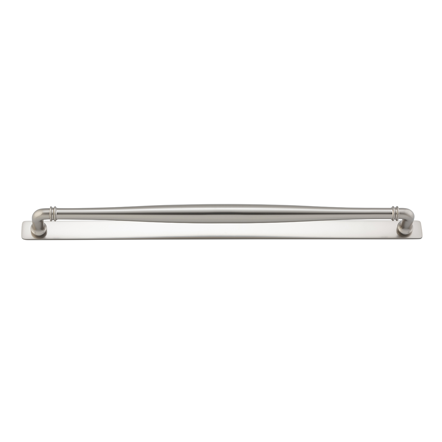 21109B - Sarlat Cabinet Pull with Backplate - CTC450mm - Satin Nickel