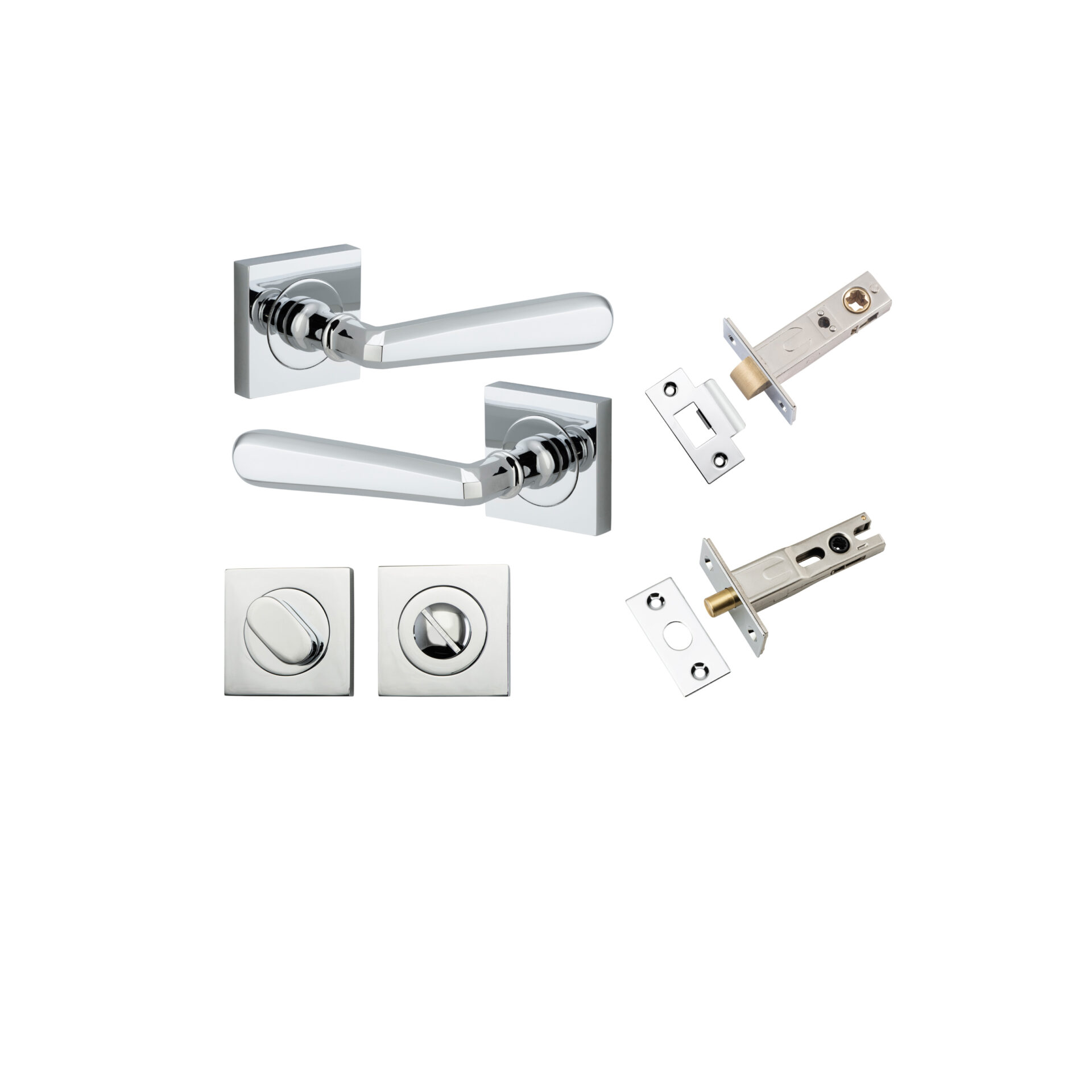 Copenhagen Lever - Square Rose Privacy Kit with Separate Privacy Turn