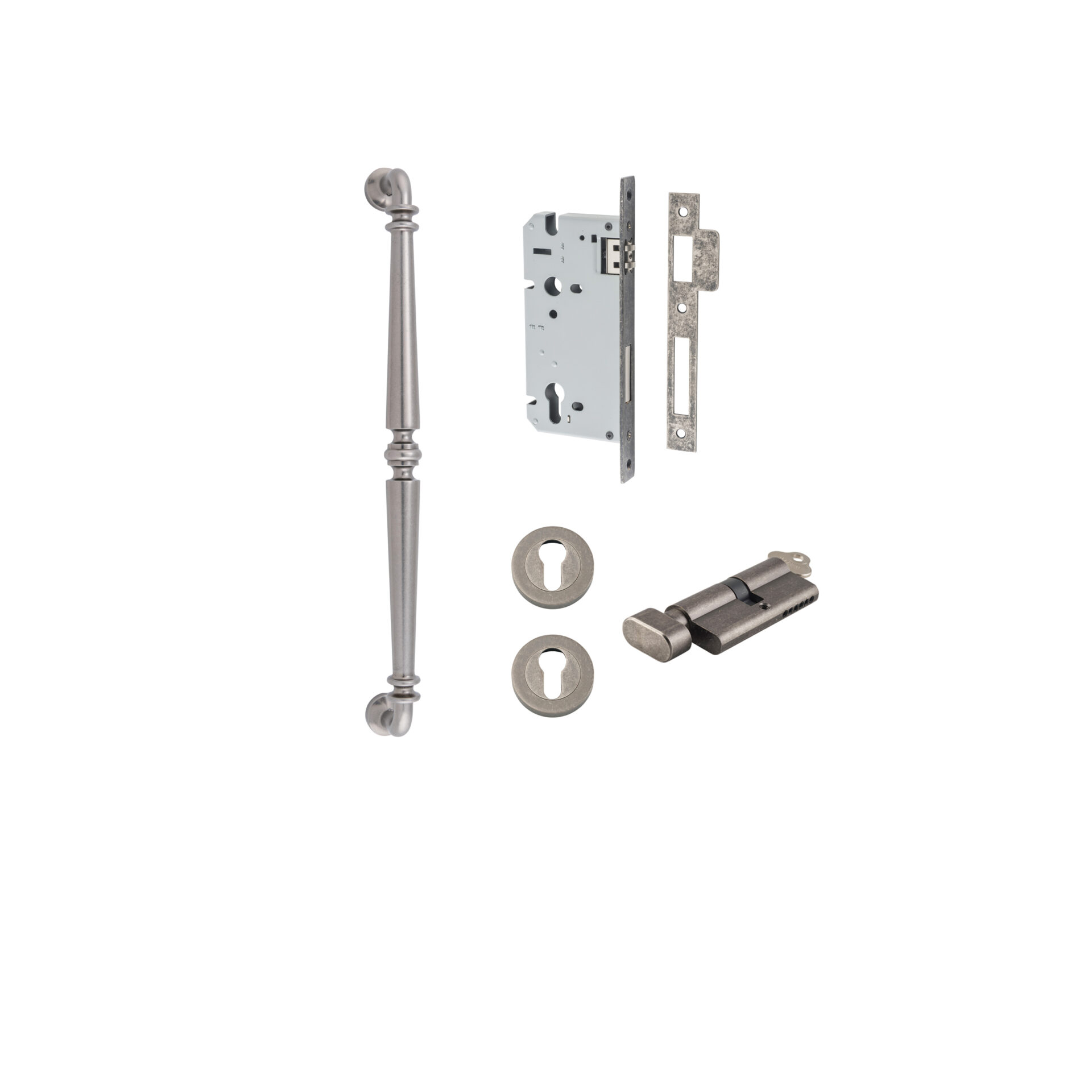 Sarlat Pull Handle - 450mm Entrance Kit with Separate High Security Lock