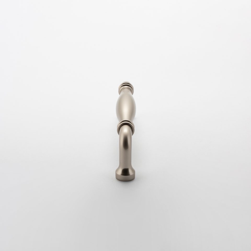 21099B - Sarlat Cabinet Pull with Backplate - CTC320mm - Satin Nickel