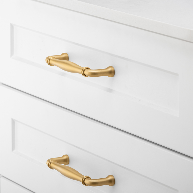 17105 - Sarlat Cabinet Pull - CTC160mm - Brushed Gold PVD