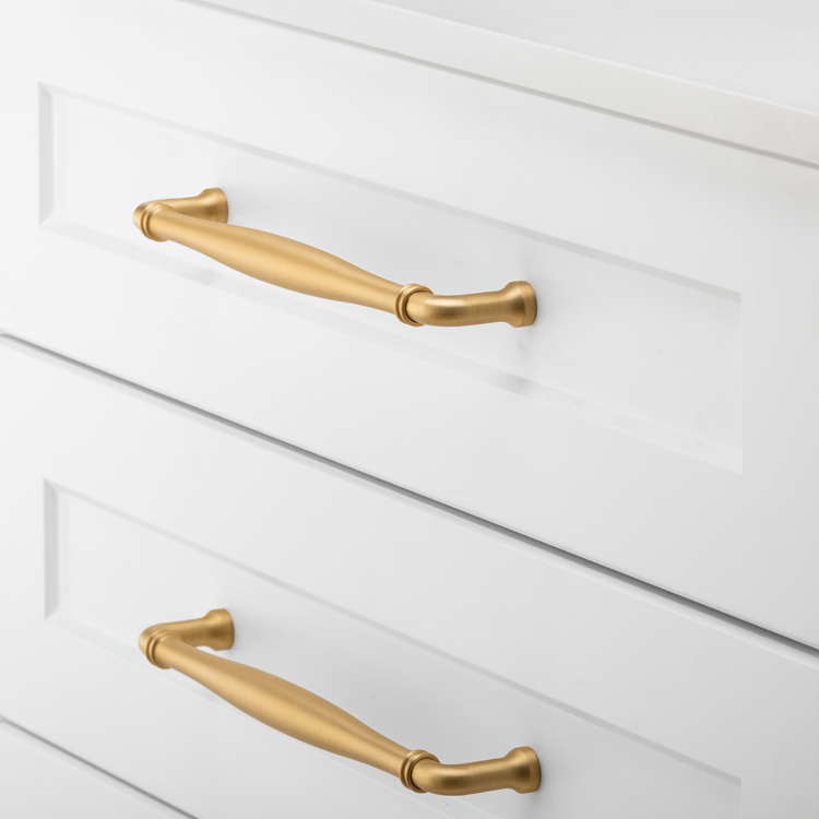 17106 - Sarlat Cabinet Pull - CTC256mm - Brushed Gold PVD