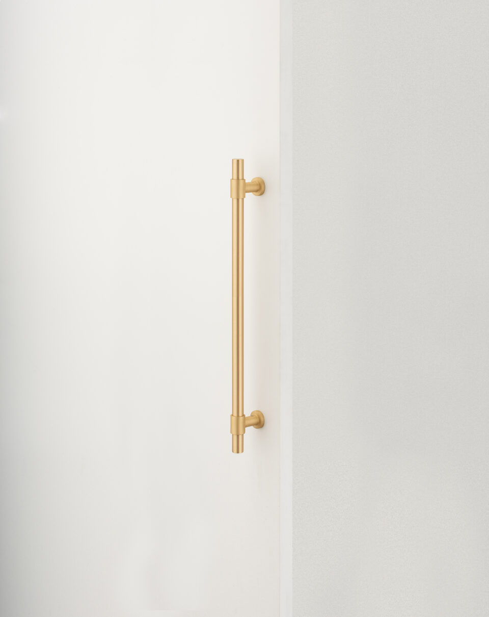 17147 - Helsinki Pull Handle  - 450mm - Brushed Gold PVD