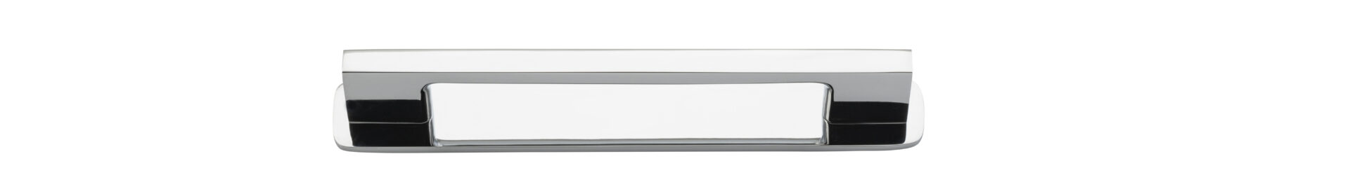 0531B - Cali Cabinet Pull with Backplate - CTC 128mm - Polished Chrome