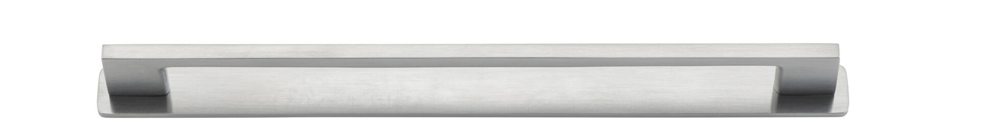 0537B - Cali Cabinet Pull with Backplate - CTC 256mm - Brushed Chrome