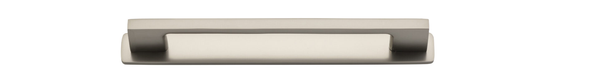 0552B - Cali Cabinet Pull with Backplate - CTC 160mm - Satin Nickel