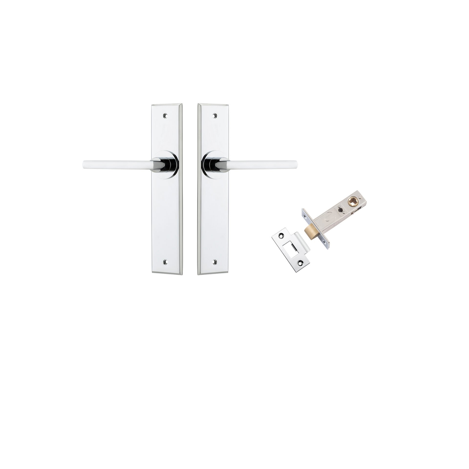 Baltimore Lever - Chamfered Backplate Passage Kit