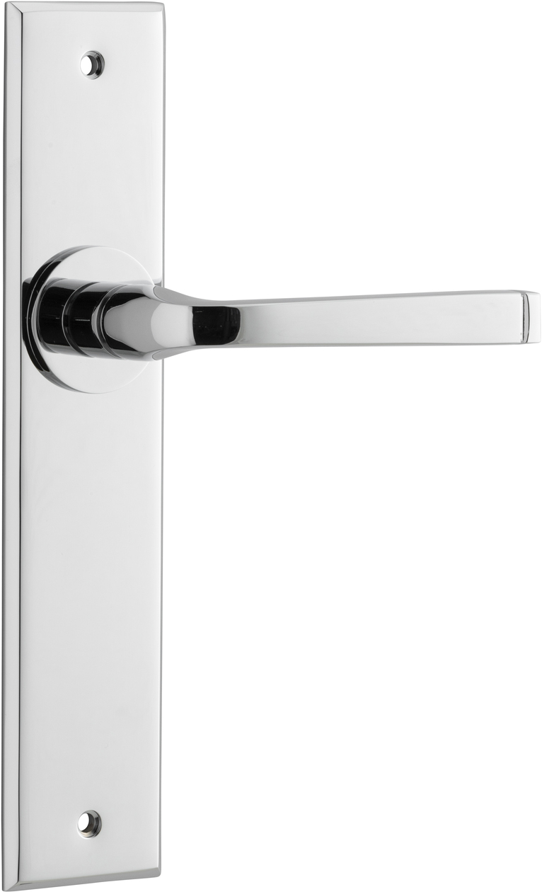 11788 - Annecy Lever - Chamfered Backplate - Polished Chrome - Passage