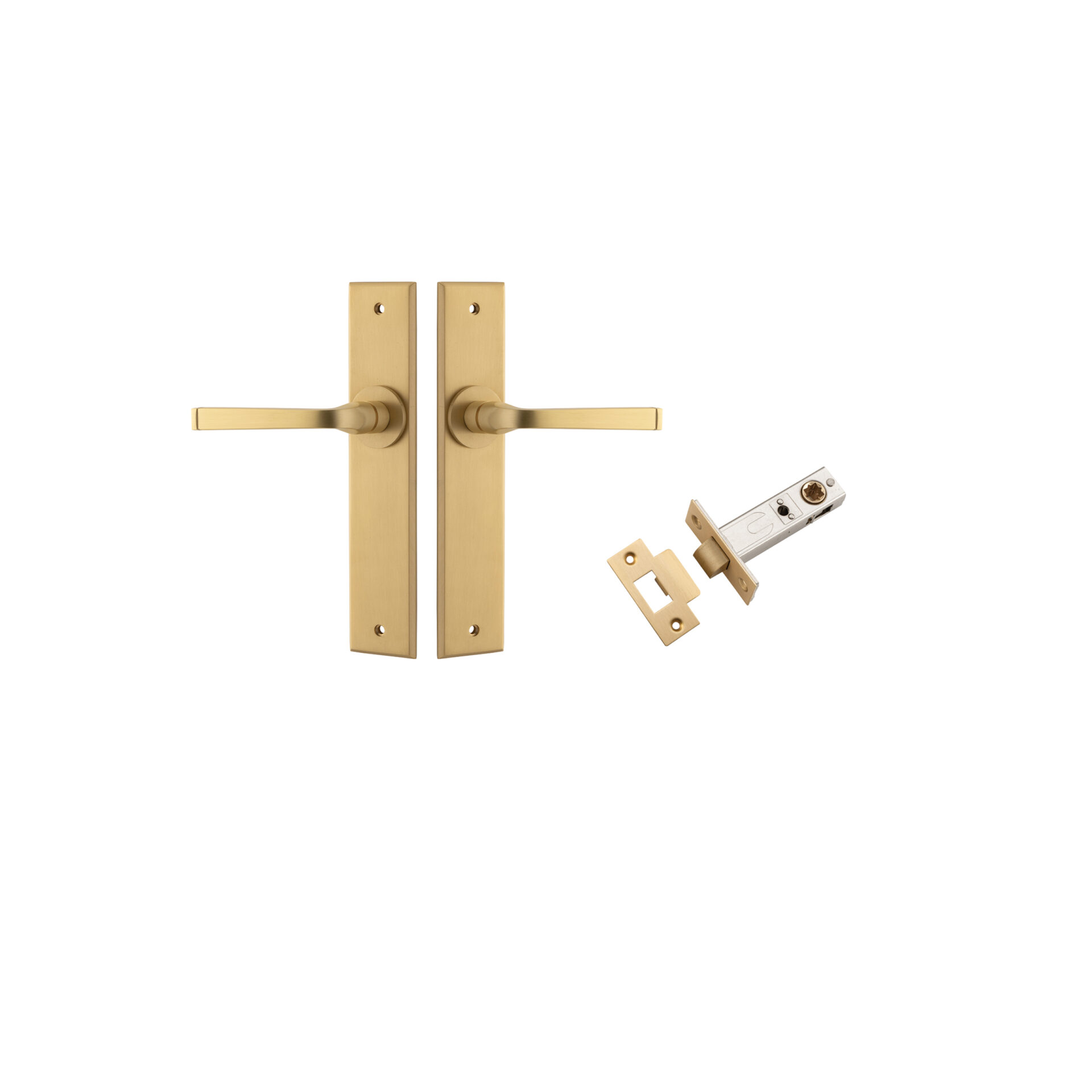 Annecy Lever - Chamfered Backplate Passage Kit