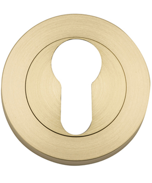 17119 - Euro Escutcheons - Round - Brushed Gold PVD
