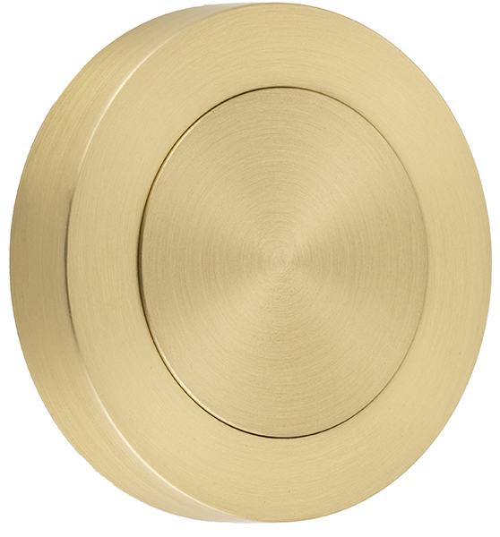17127 - Blank Rose - Round - Brushed Gold PVD