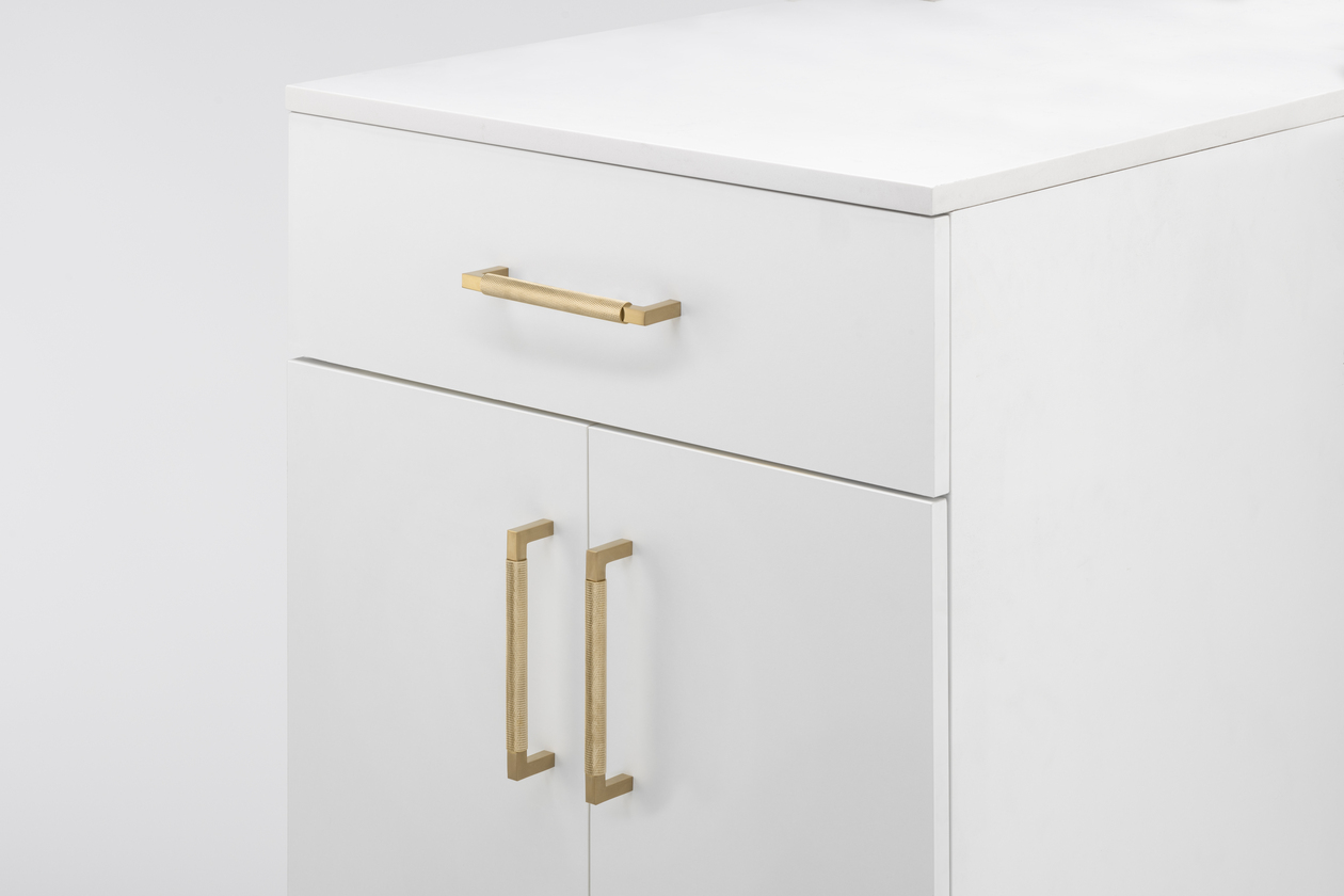 22110 - Brunswick Cabinet Pull - CTC160mm - Brushed Gold PVD