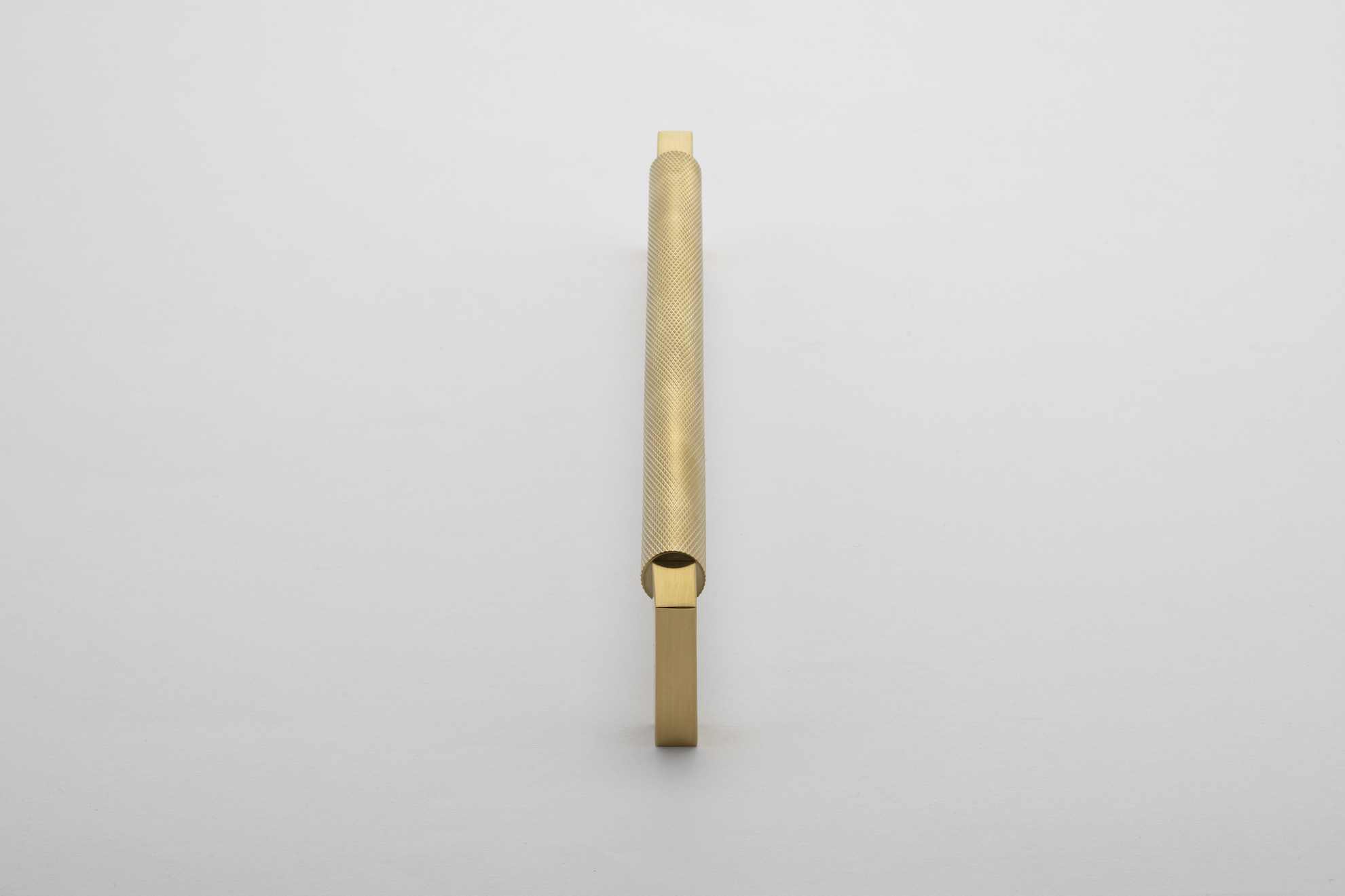 22110B - Brunswick Cabinet Pull with Backplate  - CTC160mm - Brushed Gold PVD