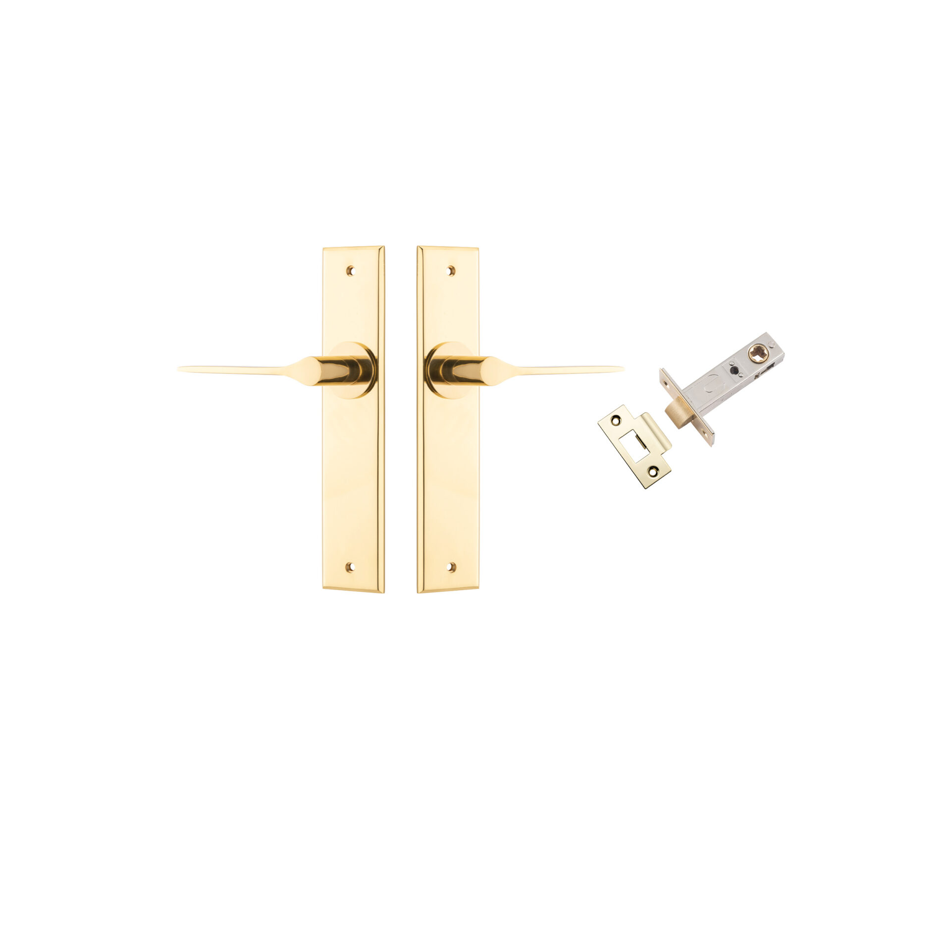 Como Lever - Chamfered Backplate Passage Kit