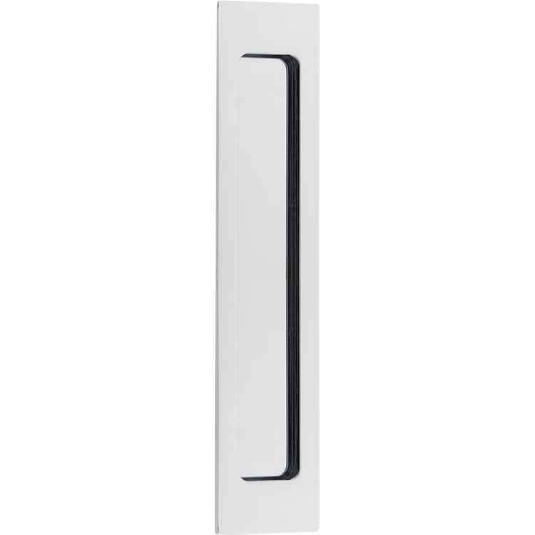 21783 - Rectangular Flush Pull - Polished Chrome - Passage