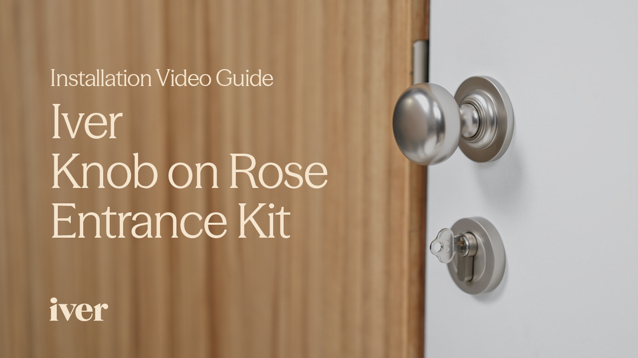 How to install a door knob - entrance